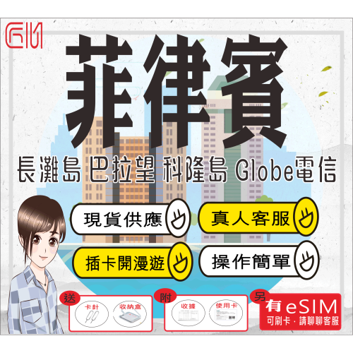 ├匠心_SIM┤菲律賓sim卡 長灘島 巴拉望 科隆島 菲律賓網卡 菲律賓網路卡 菲律賓esim