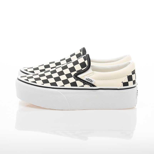 [unclev1966] 代購 Vans CLASSIC SLIP-ON STACKFORM 超厚底 黑白 棋盤格 增高