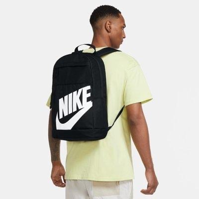 【WS】NIKE ELMNTL BKPK 書包 運動 休閒 健身 後背包 黑白 DD0559-001 黑灰 011