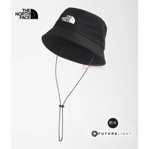 -滿3000免運-[雙和專賣店]THE NORTH FACE 中性 防水漁夫帽/Bucket Hat/5FXK/黑