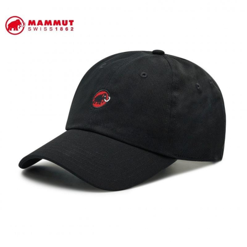 -滿3000免運-[雙和專賣店] MAMMUT 長毛象 Baseball Cap 棒球帽/119100051/黑