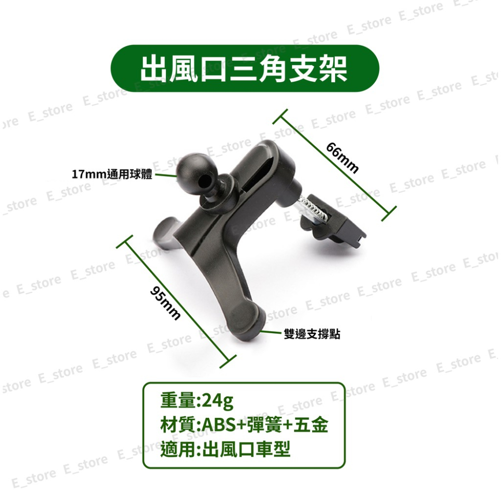車架配件 三角出風口支架 穩固支架 三角原理 車用支架配件 出風口支架