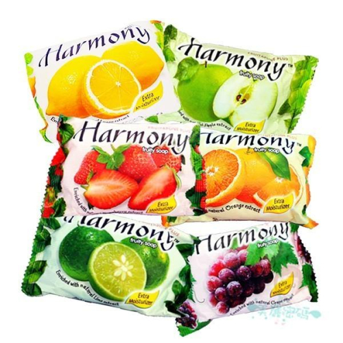 Harmony 進口水果香皂 75g 檸檬 萊姆 草莓 葡萄 青蘋果【美麗密碼】