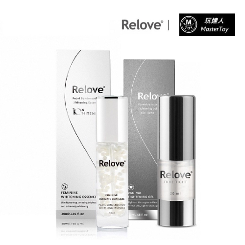 Relove 淨柔白桃私密賦活晶球凝露 30ml + 緊依偎 6ml / 20ml