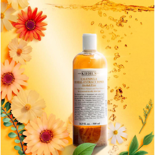 Kiehl＇s 契爾氏 金盞花 植物精華 化妝水｜500ml 鎮定 舒緩 夏天 現貨