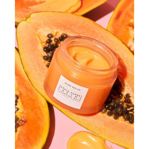 美國代購現貨GLOW RECIPE Papaya Sorbet Enzyme木瓜酵素卸妝膏雪葩潔膚乳潔面膏