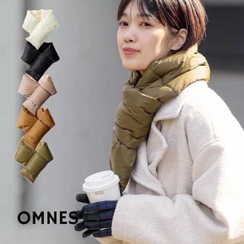 日本 OMNES 羽絨輕量保暖圍巾高保暖羽絨圍巾 1條 12/2結單