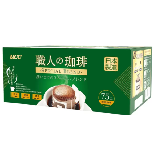 特價 日本 UCC 職人精選 濾掛式咖啡 僼盒 75包x7g 濾掛咖啡 耳掛咖啡 濾泡咖啡 手沖咖啡 掛耳咖啡 好市多