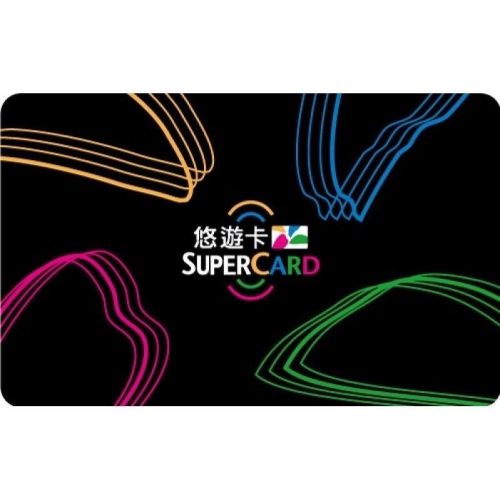 Supercard 超級 悠遊卡 LOGO 線條款