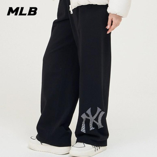 ??韓國代購 免運 MLB 長褲 23SS 運動褲 老花印花LOGO 休閒褲 NY 紐約洋基隊 情侶款 3APTM0
