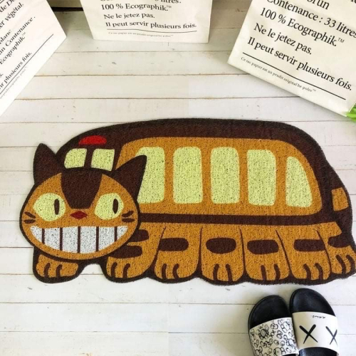 龍貓公車 巴士 玄關絲圈除塵地墊