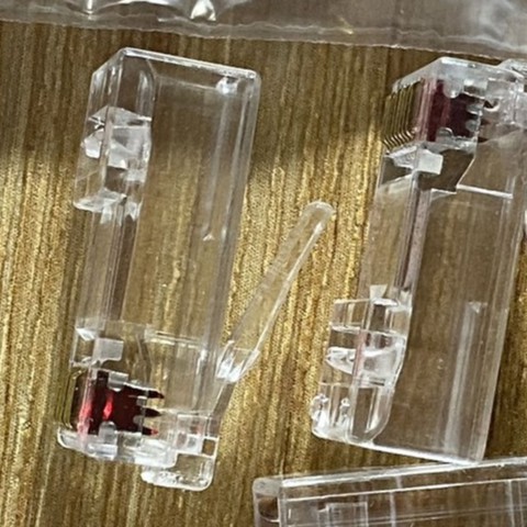 現貨 CAT6 網路水晶頭 兩件式 100PCS
