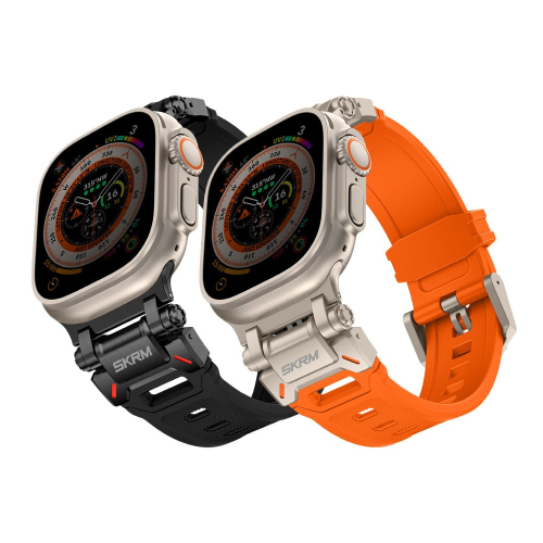 SKINARMA Titon Ultra Apple Watch 不鏽鋼矽膠錶帶 44/45/49mm 共用款