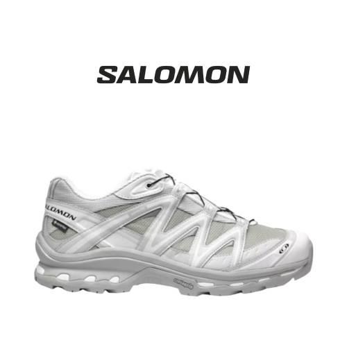 ? Salomon XT-Quest GTX 越野登山鞋 白灰色｜白色｜灰色｜網眼布鞋面｜防潑水｜運動鞋 男女通用款鞋