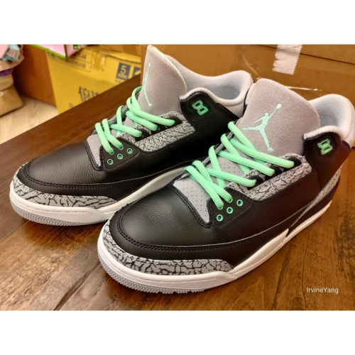 喬丹三代Jordan 3 green glow