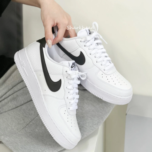 Nike Air Force 1 黑白 黑勾 白 CT2302-100 CT3839-100