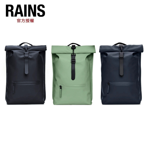 RAINS Rolltop Rucksack W3 經典防水捲蓋後背包(13320)