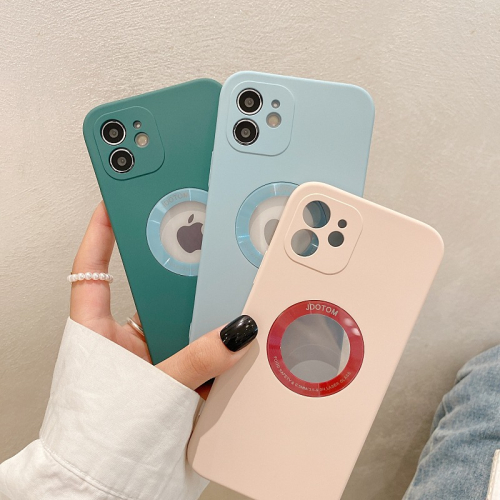 簡約純色適用iphone12pro max蘋果11手機殼iphonex液態硅膠xsmax情侶xr日韓8plus女7全包防