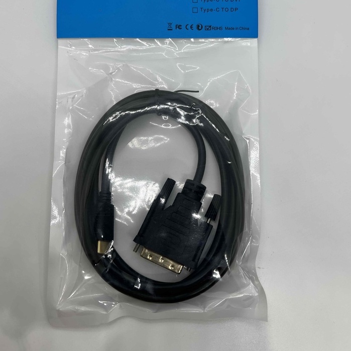 現貨type-c轉dvi-d 1.8米高清轉接線type-c to dvi 24+1 USB C 至 DVi-D