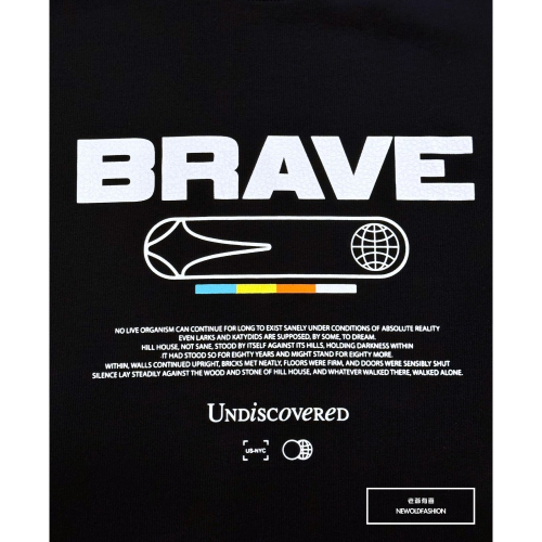『新品上市』重磅Brave地球短T(NOF2404N8003)-黑