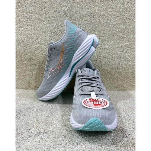 = 威勝 運動用品 = 25年 Mizuno WAVE RIDER 28 (寬楦) 女慢跑鞋 J1GD240672