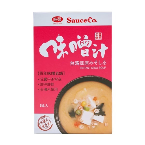 【有好事】味榮 豐原名物 味噌汁-葷22g×3/盒(隨享包)｜官方授權