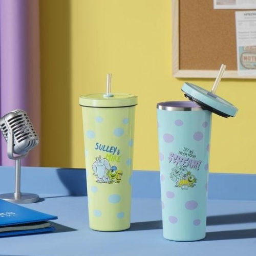 現貨 ? Oolab x Pixar 皮克斯怪獸出沒 限定 陶瓷保溫杯 毛怪 / 大眼仔 陶瓷易潔層 不鏽鋼 吸管杯