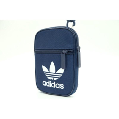 adidas Originals 愛迪達 LOGO 三葉草 斜背包 Flight Bag 深藍