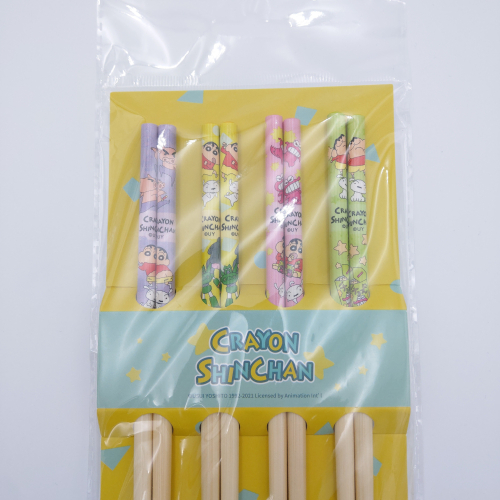 蠟筆小新竹筷4入組