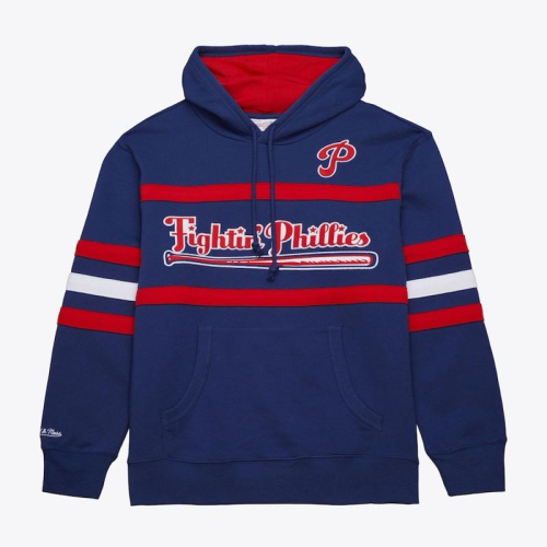 【I7】M&N費城費城人Phillies Vintage Hoodie復古帽T SZ M