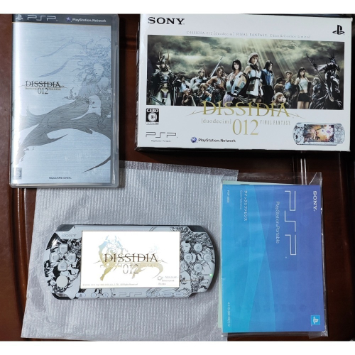 psp 最終幻想 FF 紛爭 Dissidia 012限定機 絕版 限量 天野 有盒