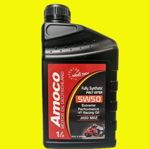 C+小站 Amoco 4T 5W50 ESTER 奈米多元酯類 競技級機車機油