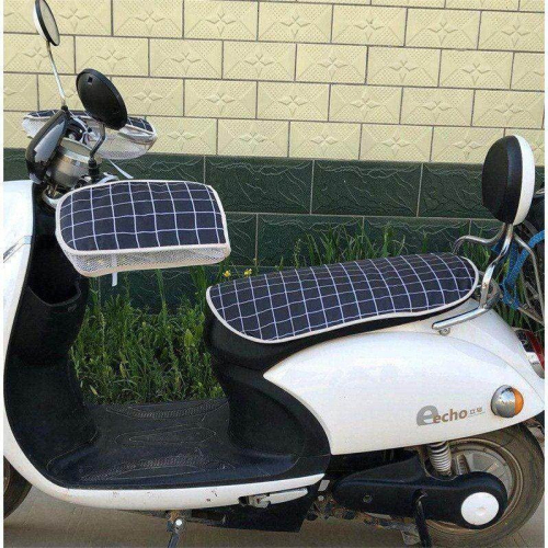 夏季摩托車踏板車電動車電瓶車坐墊把套屁墊電車坐墊套防雨水防曬