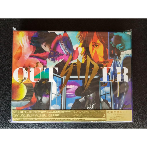 [勿下單/品況參考用/二手/台壓初回A盤/絕版/CD+DVD+寫真] SID OUTSIDER