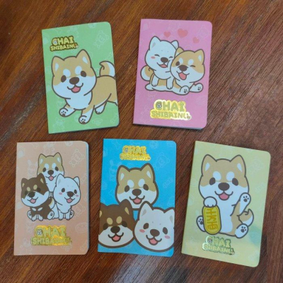 ?【現貨+發票】手帳必備！日式手繪風格復古系列創意可愛柴犬狗狗系列留言記事小筆記本可愛隨身小本子迷你記事本電話簿療癒
