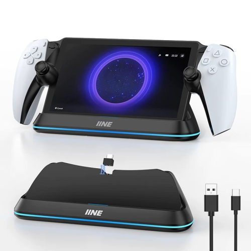 【梓萌電玩】 現貨 良值 PS Portal 充電座 磁吸充電座 不能裝殼 裝套 即插即充 充電底座 收納架 支架