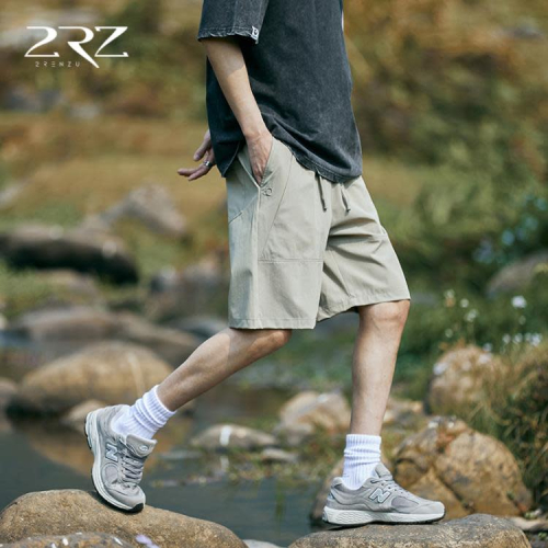 短褲 2RZ男裝 日系CityBoy寬松休閒男夏季潮牌直筒香港工裝五分褲