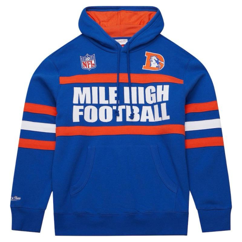 【I7】M&N丹佛野馬Denver Broncos NFL Vintage Hoodie復古帽T SZ M