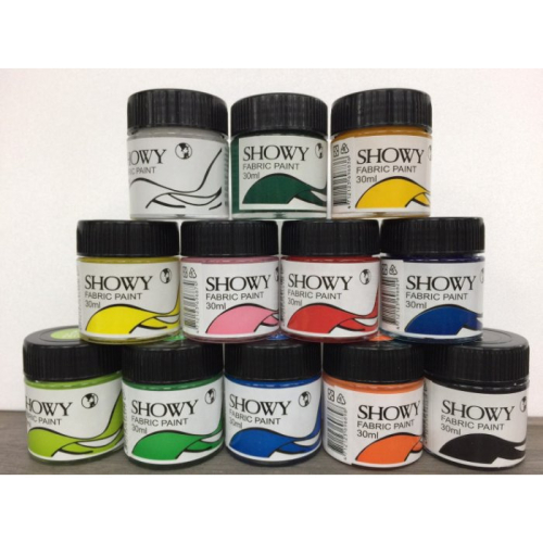 藝城美術~ 老人牌 SHOWY 棉布繪畫染料 T-shirt 專用繪布顏料 染料 30ml 共有14色~供您選擇
