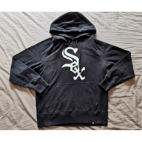 【R4】二手古著Vintage 47 Brand芝加哥白襪Chicago White Sox logo帽T SZ M