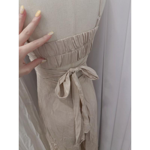 現貨ootd 自訂款美背連身褲 網美 渡假 仙女 連身褲 連身